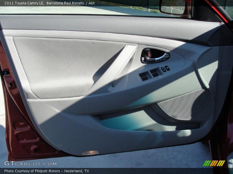 Barcelona Red Metallic / Ash 2011 Toyota Camry LE