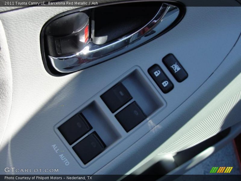 Barcelona Red Metallic / Ash 2011 Toyota Camry LE
