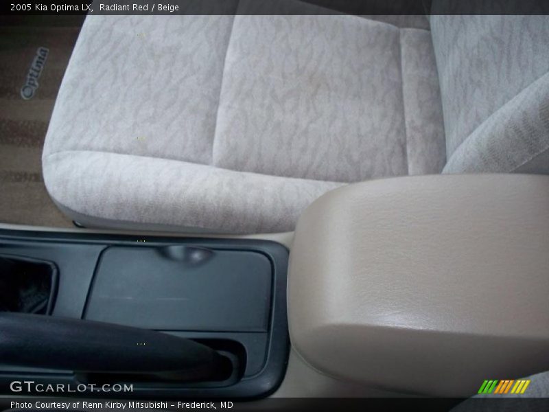 Radiant Red / Beige 2005 Kia Optima LX