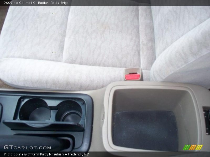 Radiant Red / Beige 2005 Kia Optima LX