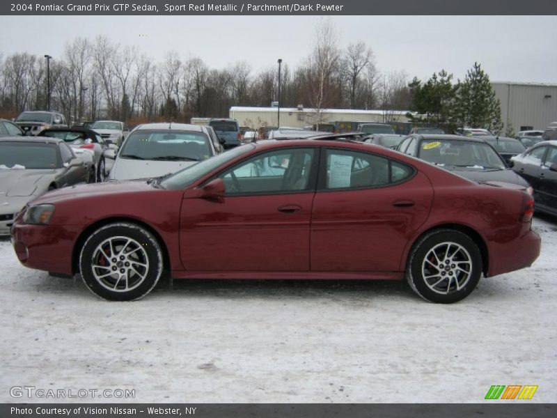 Sport Red Metallic / Parchment/Dark Pewter 2004 Pontiac Grand Prix GTP Sedan