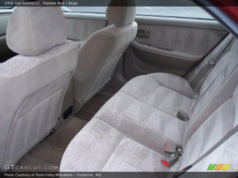 Radiant Red / Beige 2005 Kia Optima LX
