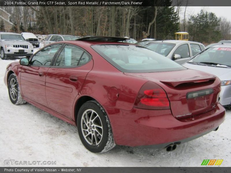 Sport Red Metallic / Parchment/Dark Pewter 2004 Pontiac Grand Prix GTP Sedan