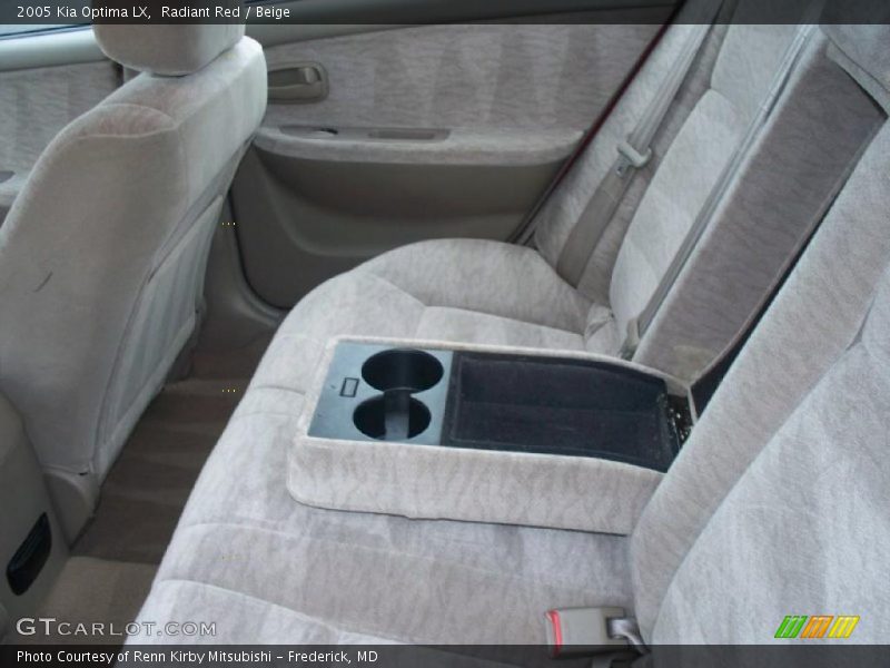 Radiant Red / Beige 2005 Kia Optima LX