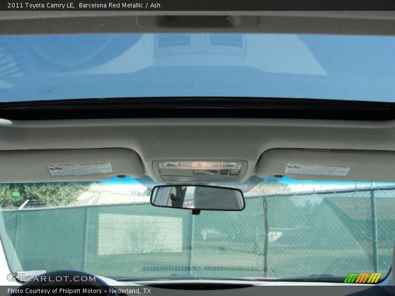 Barcelona Red Metallic / Ash 2011 Toyota Camry LE