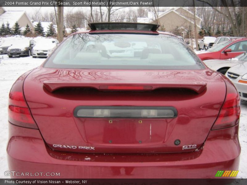 Sport Red Metallic / Parchment/Dark Pewter 2004 Pontiac Grand Prix GTP Sedan