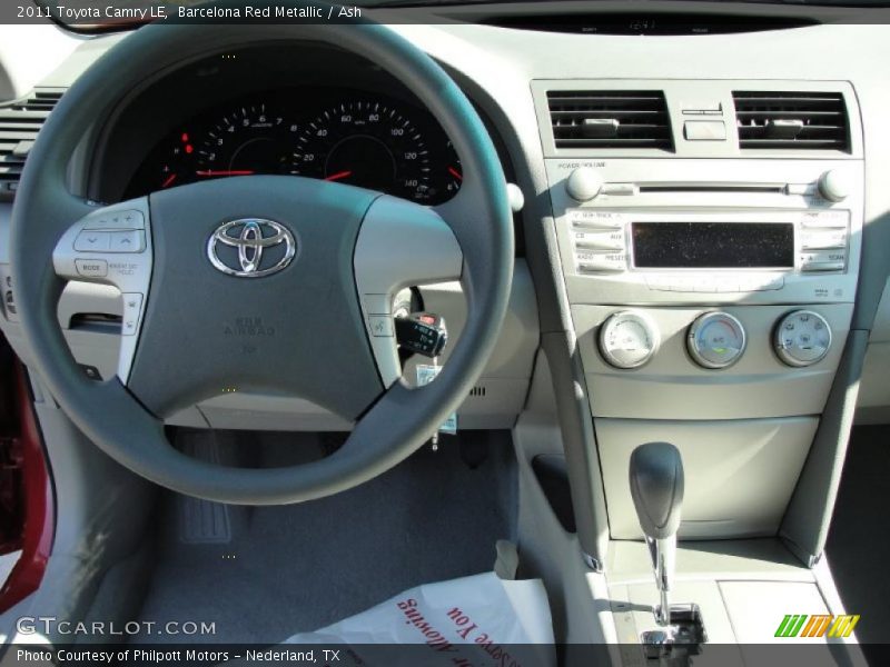 Barcelona Red Metallic / Ash 2011 Toyota Camry LE