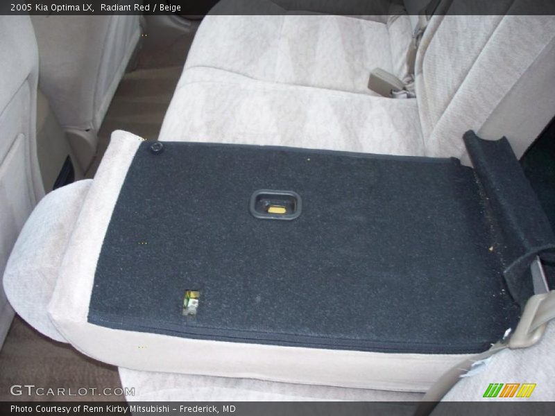 Radiant Red / Beige 2005 Kia Optima LX