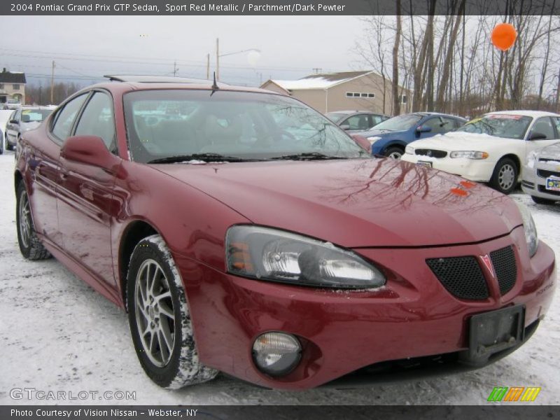 Sport Red Metallic / Parchment/Dark Pewter 2004 Pontiac Grand Prix GTP Sedan