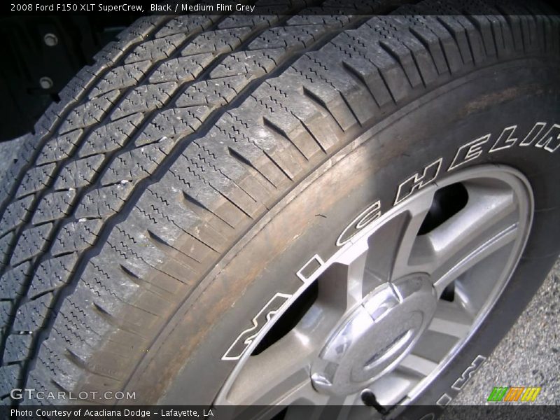 Black / Medium Flint Grey 2008 Ford F150 XLT SuperCrew