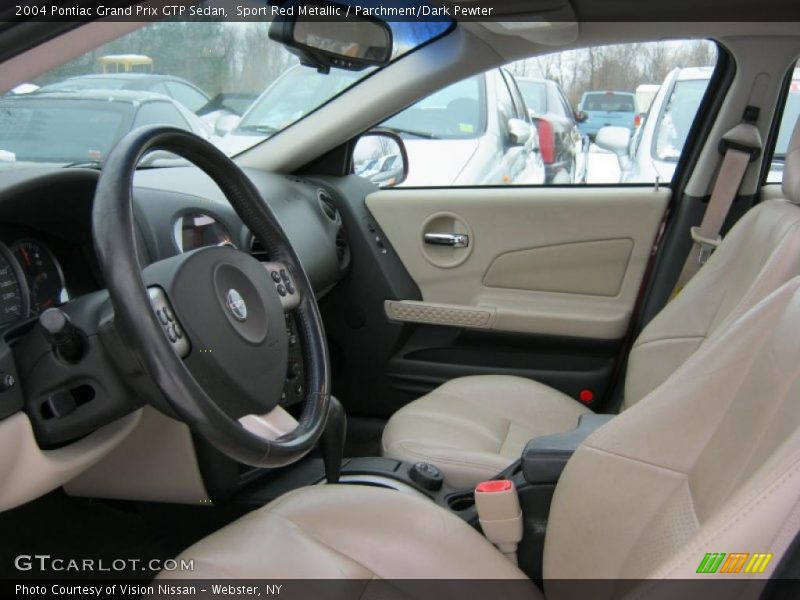  2004 Grand Prix GTP Sedan Parchment/Dark Pewter Interior