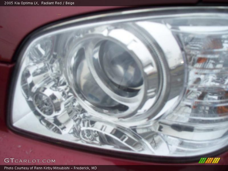 Radiant Red / Beige 2005 Kia Optima LX