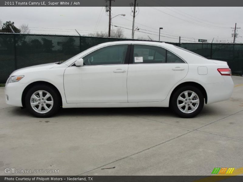 Super White / Ash 2011 Toyota Camry LE