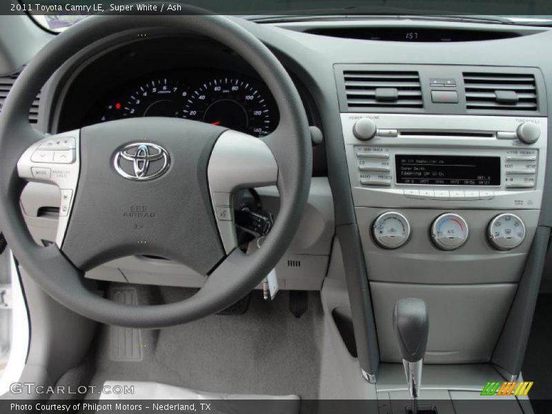 Super White / Ash 2011 Toyota Camry LE