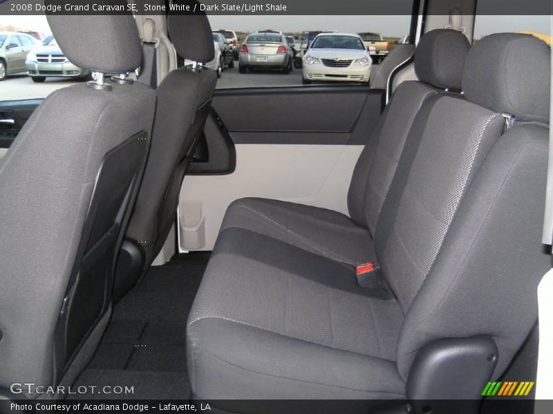 Stone White / Dark Slate/Light Shale 2008 Dodge Grand Caravan SE