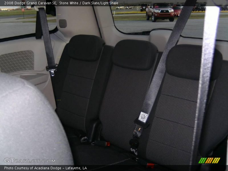 Stone White / Dark Slate/Light Shale 2008 Dodge Grand Caravan SE