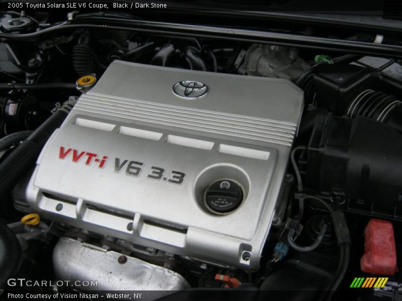Black / Dark Stone 2005 Toyota Solara SLE V6 Coupe