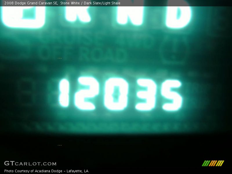 Stone White / Dark Slate/Light Shale 2008 Dodge Grand Caravan SE