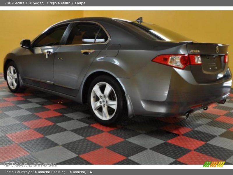 Grigio Metallic / Taupe 2009 Acura TSX Sedan