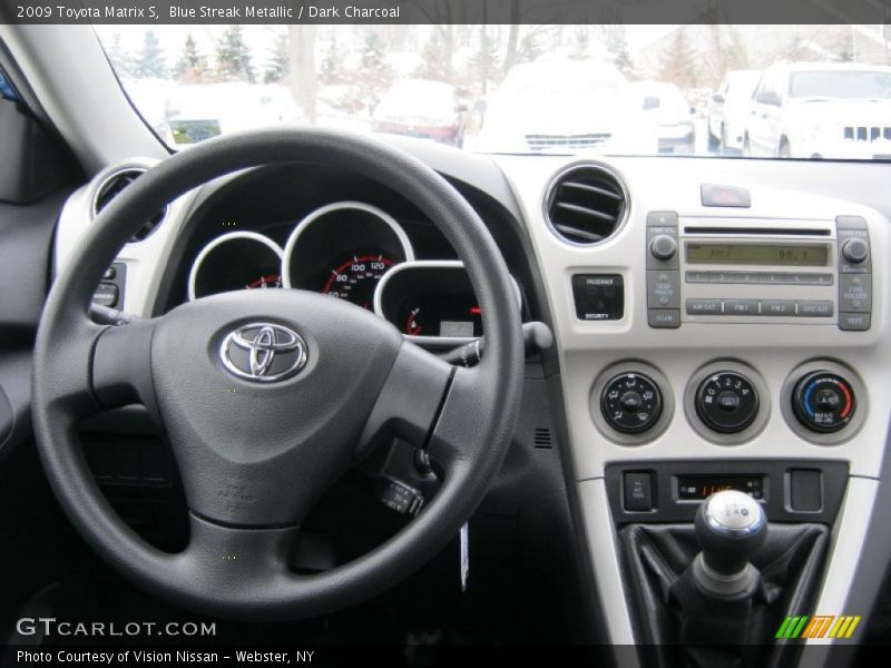 Blue Streak Metallic / Dark Charcoal 2009 Toyota Matrix S