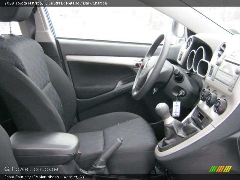 Blue Streak Metallic / Dark Charcoal 2009 Toyota Matrix S