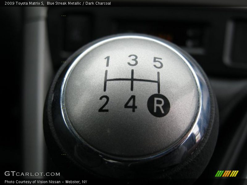 Blue Streak Metallic / Dark Charcoal 2009 Toyota Matrix S