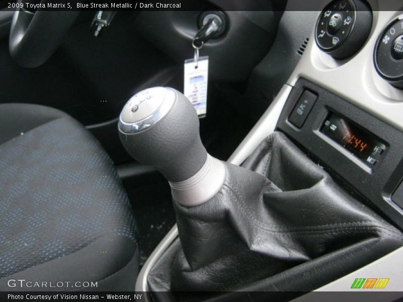 Blue Streak Metallic / Dark Charcoal 2009 Toyota Matrix S