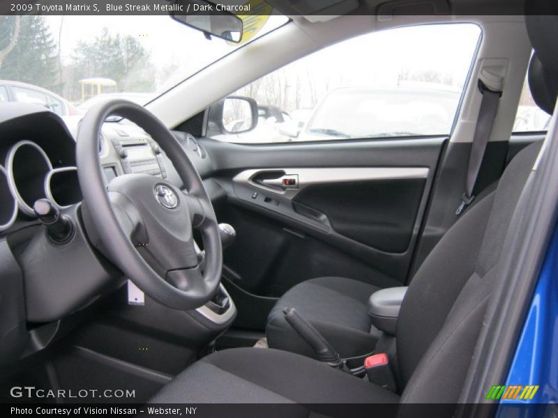 Blue Streak Metallic / Dark Charcoal 2009 Toyota Matrix S