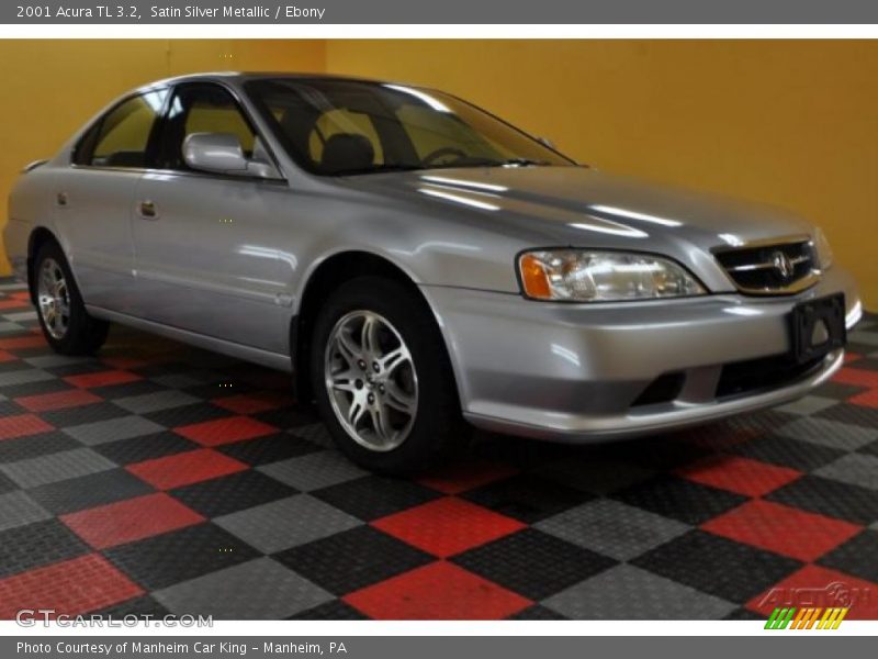 Satin Silver Metallic / Ebony 2001 Acura TL 3.2