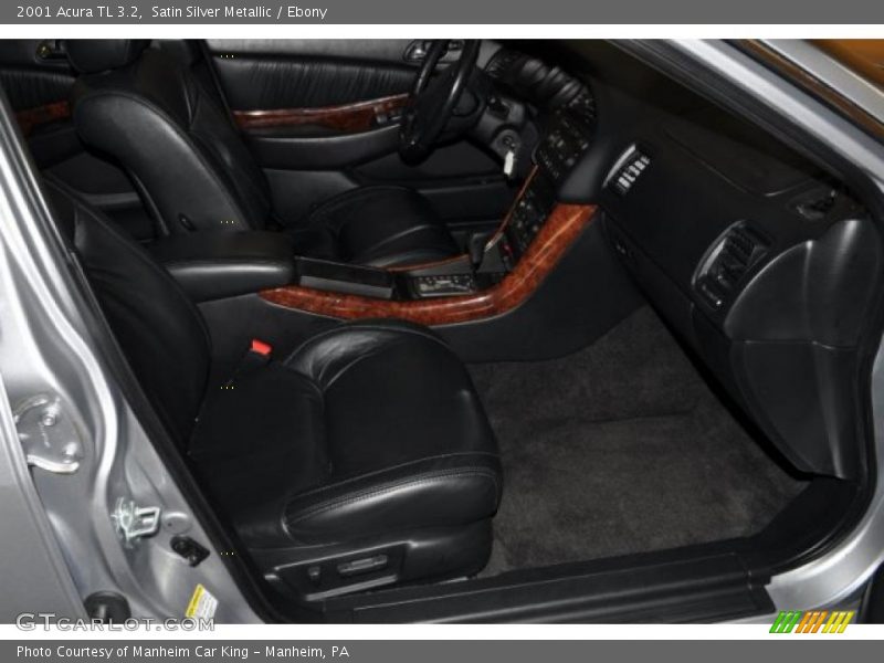 Satin Silver Metallic / Ebony 2001 Acura TL 3.2