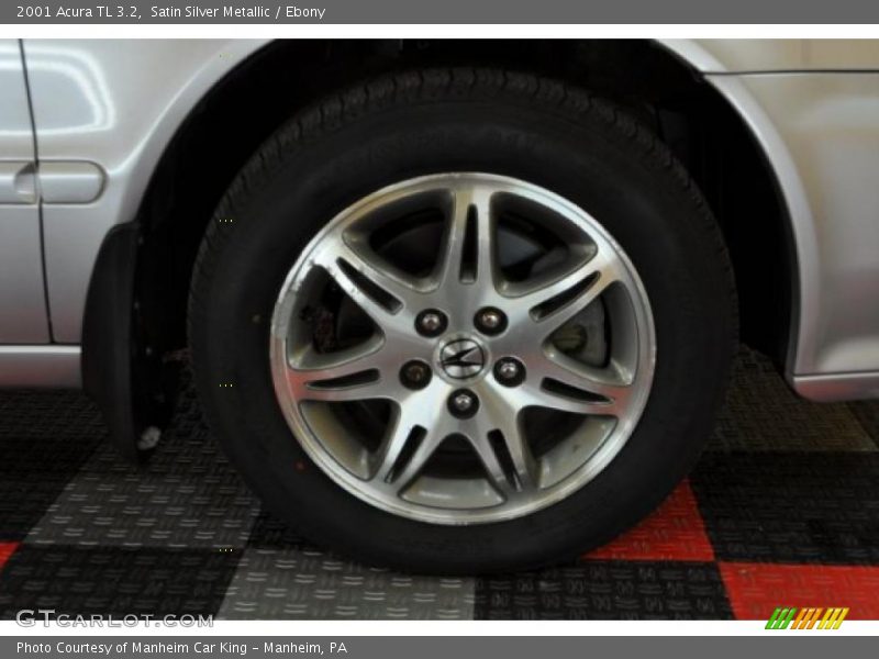 Satin Silver Metallic / Ebony 2001 Acura TL 3.2