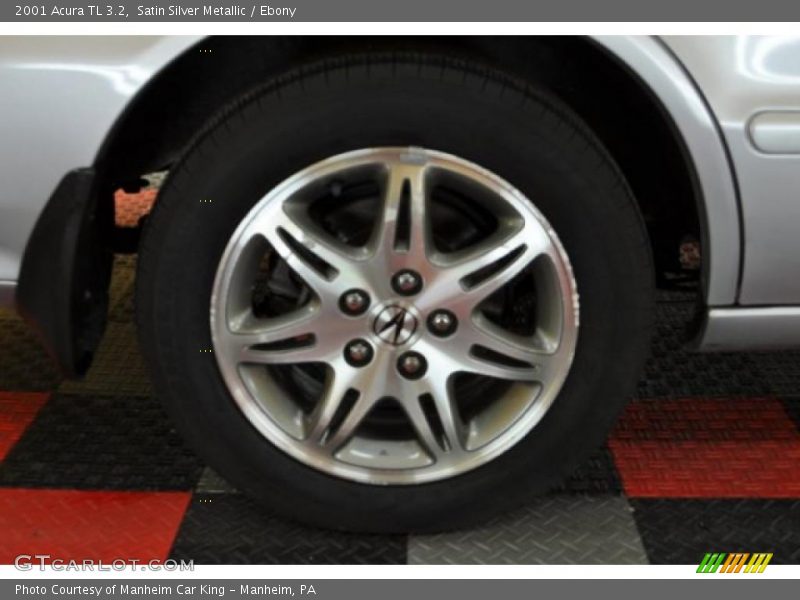 Satin Silver Metallic / Ebony 2001 Acura TL 3.2