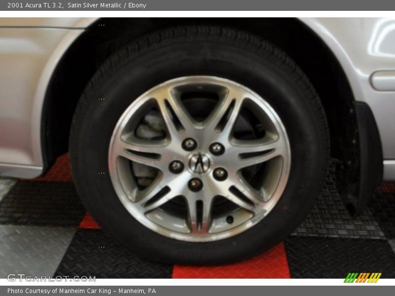Satin Silver Metallic / Ebony 2001 Acura TL 3.2