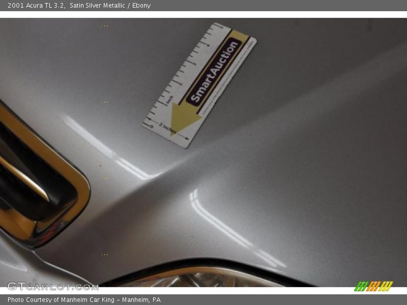 Satin Silver Metallic / Ebony 2001 Acura TL 3.2