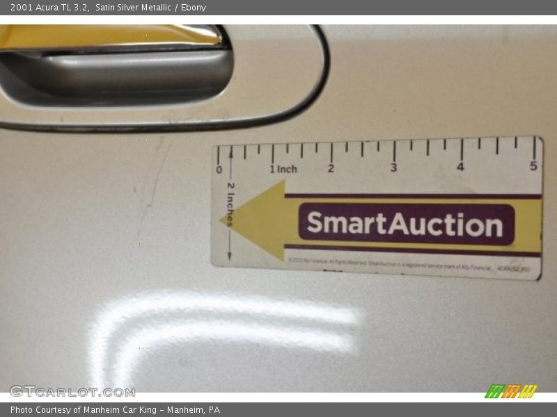 Satin Silver Metallic / Ebony 2001 Acura TL 3.2
