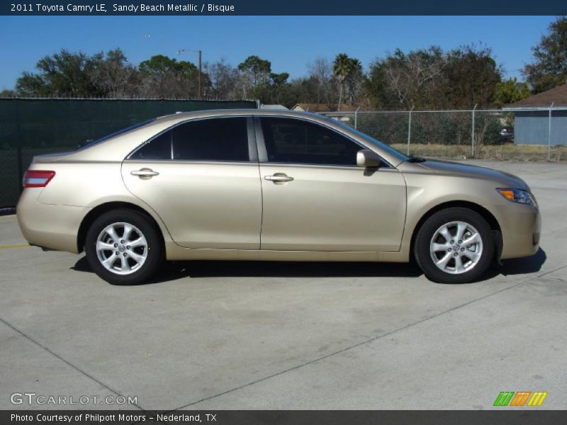 Sandy Beach Metallic / Bisque 2011 Toyota Camry LE