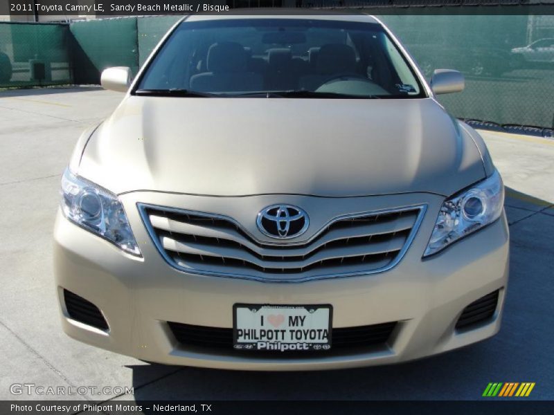 Sandy Beach Metallic / Bisque 2011 Toyota Camry LE