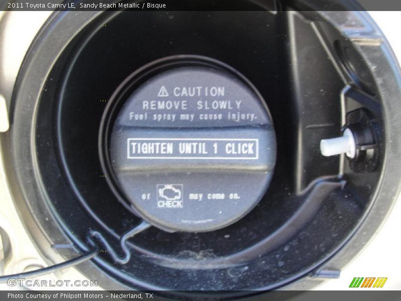 Sandy Beach Metallic / Bisque 2011 Toyota Camry LE