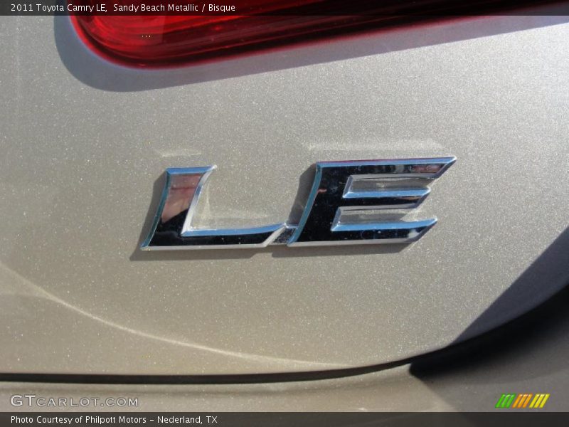 Sandy Beach Metallic / Bisque 2011 Toyota Camry LE