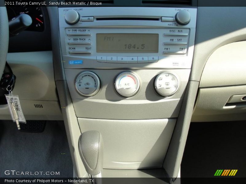 Sandy Beach Metallic / Bisque 2011 Toyota Camry LE