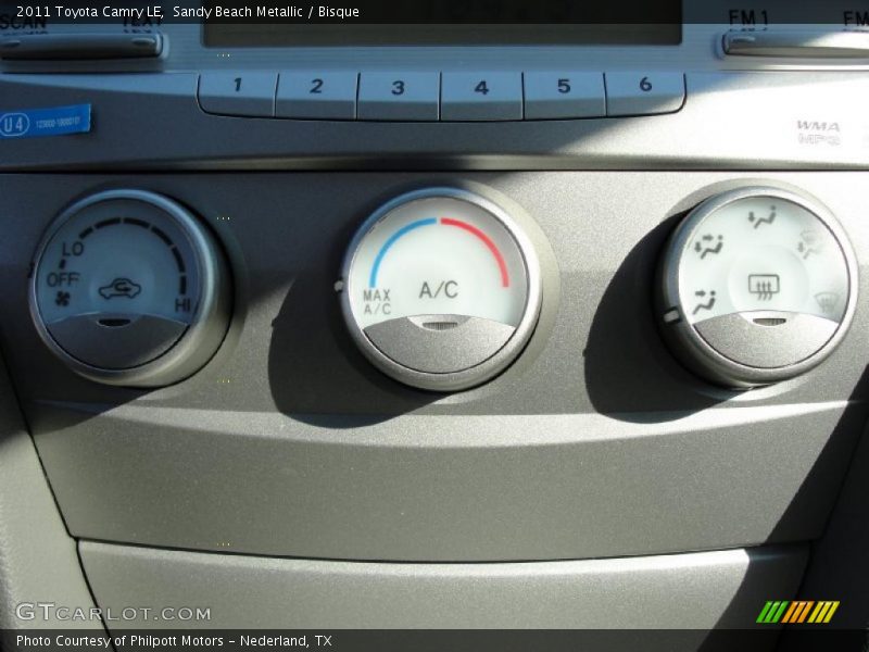 Sandy Beach Metallic / Bisque 2011 Toyota Camry LE