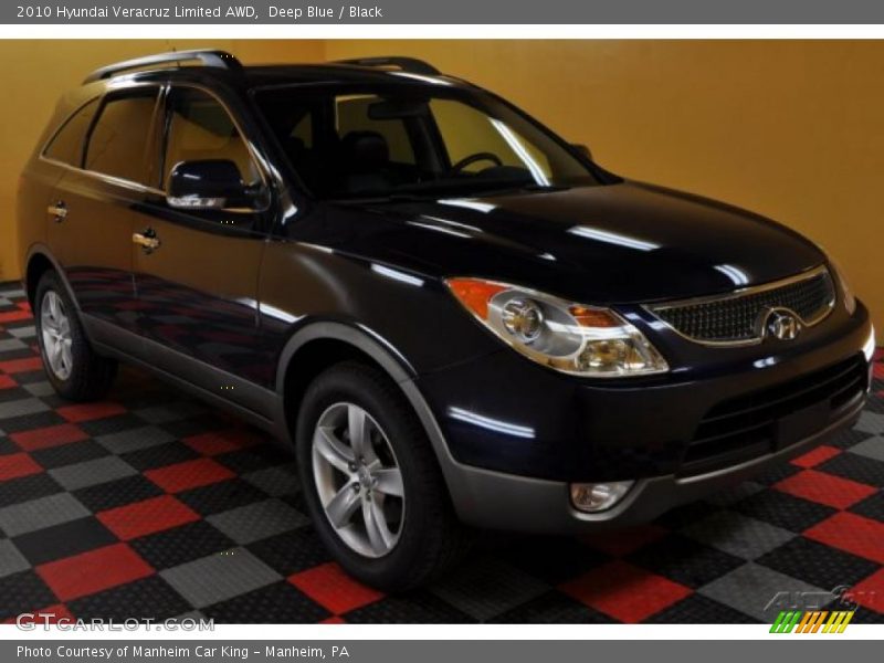 Deep Blue / Black 2010 Hyundai Veracruz Limited AWD