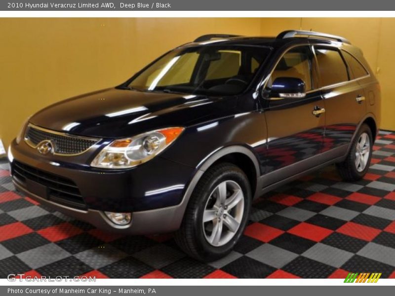 Deep Blue / Black 2010 Hyundai Veracruz Limited AWD