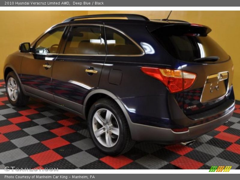 Deep Blue / Black 2010 Hyundai Veracruz Limited AWD