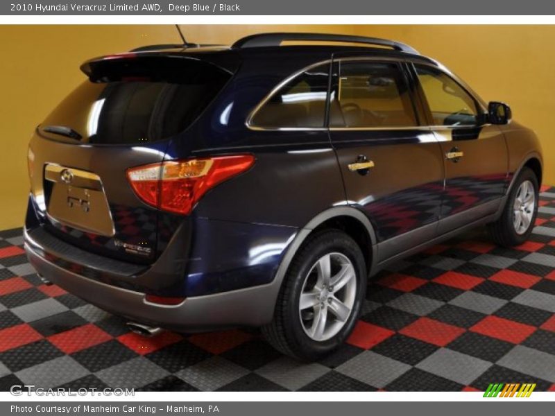 Deep Blue / Black 2010 Hyundai Veracruz Limited AWD
