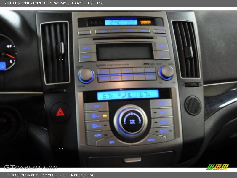 Deep Blue / Black 2010 Hyundai Veracruz Limited AWD