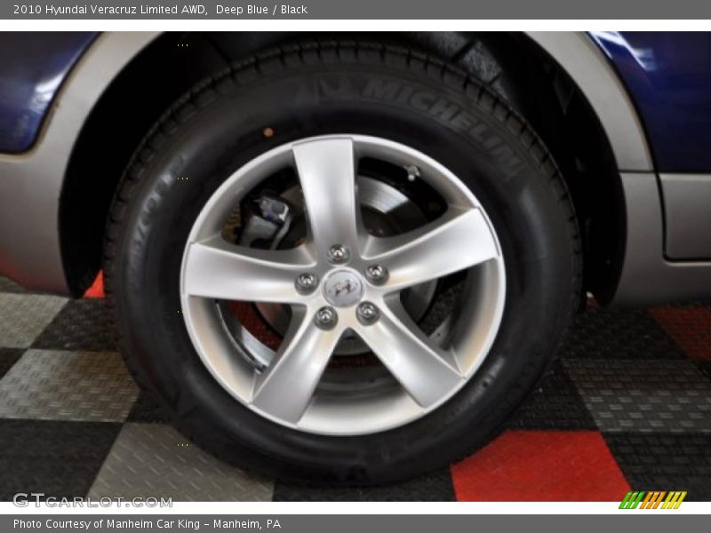 Deep Blue / Black 2010 Hyundai Veracruz Limited AWD