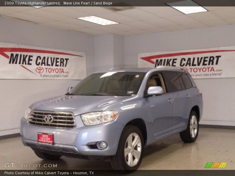 Wave Line Pearl / Sand Beige 2009 Toyota Highlander Limited