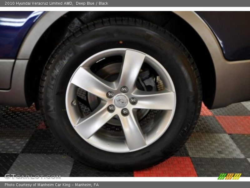 Deep Blue / Black 2010 Hyundai Veracruz Limited AWD