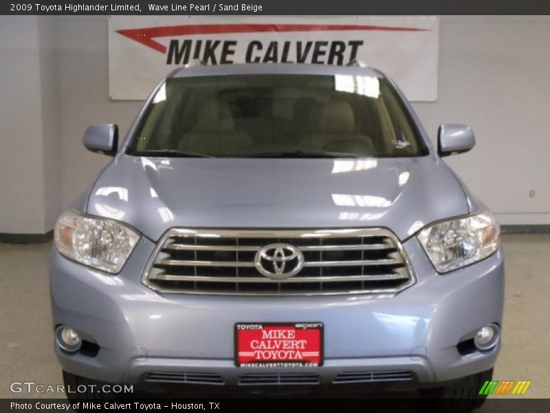 Wave Line Pearl / Sand Beige 2009 Toyota Highlander Limited